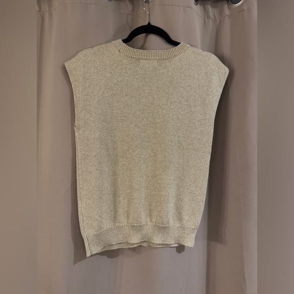 Womens Gold Calvin Klein Vest - Picture 2 of 6